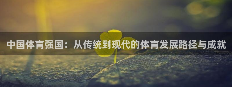欧亿体育官方正版app神州:中国体育强国:从传统到现代的体育